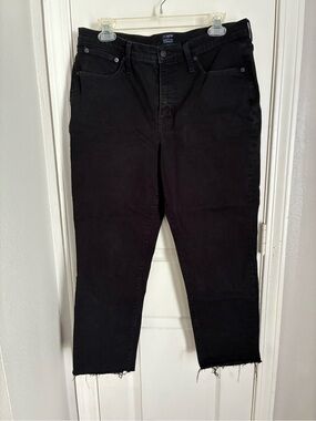 J. Crew Straight Black Jeans